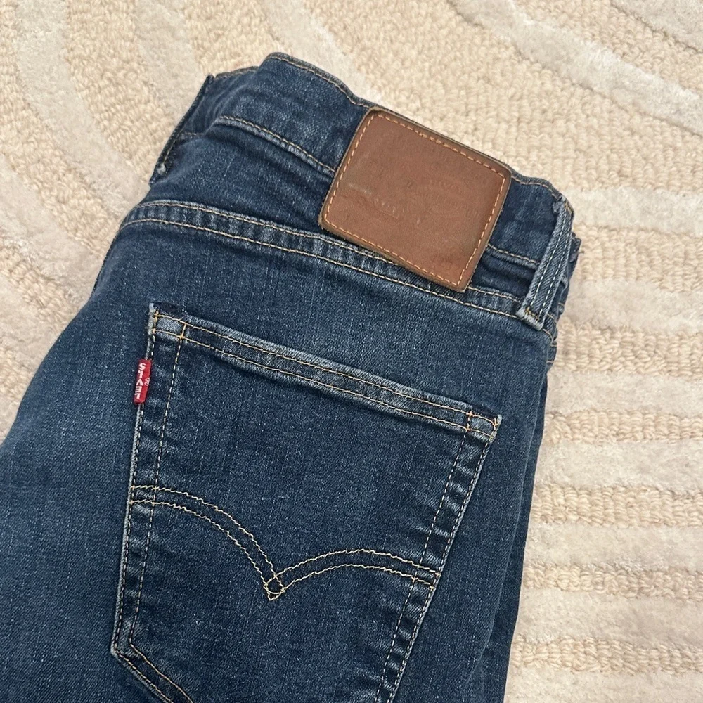 Levi's Dark Blue Straight Jeans